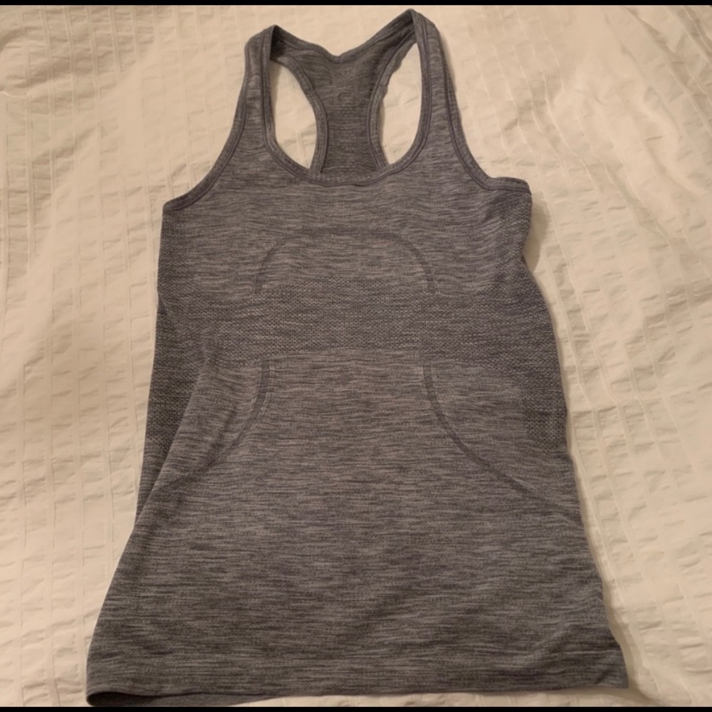 Grey Swiftly Tech Racerback Tank Lululemon - Picture 2 of 4